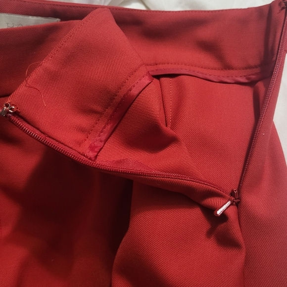 Hobbs London Wide Leg Cropped Wool Blend Trousers Pants Size 6 - Picture 3 of 6